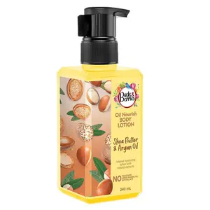 Buds & Berries Oil Nourish Body Lotion with Shea Butter and Argan Oil | Rich & Deep Moisturization | No Mineral Oil No Paraben No Phthalate (240 ml)