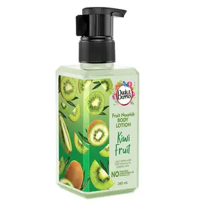 Buds & Berries Kiwi Extracts Fruit Nourishing Body Lotion for Soothing Moisturization | All Skin Types | No Silicone No Mineral Oil No Paraben | 240 ml