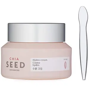 The Face Shop Chia Seed Hydro cream formulated with Vitamin B12 for Intense Hydration & glow |Korean Skin Care products Suitable for all skin type 50ml
