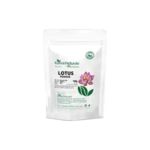 Kerala NaturLotus Powder (Nelumbo nucifera) 100gm - For Face Skin and Hair - Fairer Complexion - Radiance & Glow - Natural Conditioner for Hair