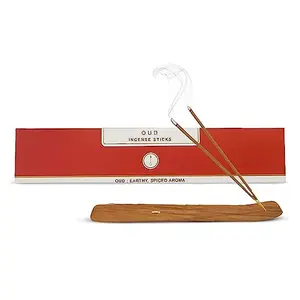 Nirmalaya Natural Oud Incense Sticks Agarbatti | Incense Sticks for Pooja |100% Natural and  Free | Organic Incense Sticks| Incense Sticks for Home Fragrance | 40 Sticks per Pack