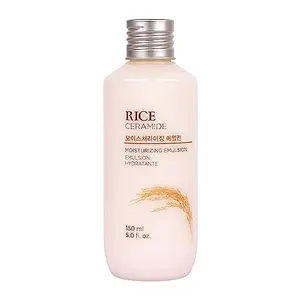 The Face Shop Rice & Ceramide Moisturizing Emulsion with Rice Extracts for brightening skin |Light emulsion for Moisturizing |Locks Moisture For 12 Hours For Soft And Glowing Skin |Korean Beauty products for all skin types 150ml