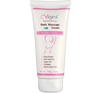 Vigini Natural Body Toner Massage Oil Cream for Women No ed Colors or Fragrance Sulphate 100 gm