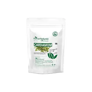 Kerala NaturBig Size Green Cardamom/Elaichi-PureFresh and Whole Spices-100 gm (50gm x Pack of 2)