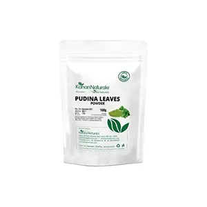 Kerala NaturPudina/Mint Leaves Powder (Mentha) 100gm - For Skin and Hair - Act as Moisturiser Cleanser Toner and Astringent - Dandruff and Natural Conditioner