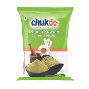 Chukde Dhania/Coriander Powder - 200 Gm | Seasoning Marinade | Spice Blend Ingredient - Indian Cuisine | and Anti-| Natural and Antioxidant Properties