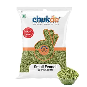 Chukde Spices Barik Saunf | Small Fennel Seeds | 100g pack of 2