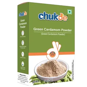 Chukde Spices Hari Elaichi (Green Cardamom) Powder 50g