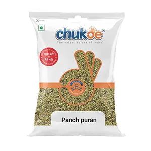 Chukde Spices Panch Puran | Phoron Mix Masala Whole 100 Gram | pack of 2