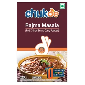 CHUKDE Rajma Masala Powder | Curry Masala Powder | Red Beans Curry Powder | 100 Gram