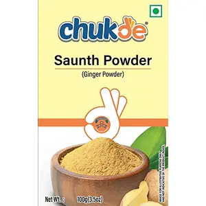 Chukde Saunth Ginger Powder 300g Pack of 100g x 3