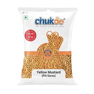 Chukde Pili Sarson - Nutrient-Rich Mustard with Anti-- Benefits Potential -Properties and -Lowering Potential | 100 Gram | Pack of 3