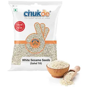 Chukde White Till | Topg Chutney Desserts Curry Seasoning | Good Source of Nutrients Supports Health Promotes Bone Health | 100 Gram | Pack of 2