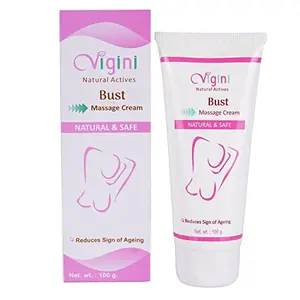 Vigini 100% Natural Actives Body Massage Gel Cream for Women Sulphate Non Carcinogenic Hypo100g