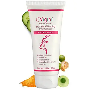 VIGINI Natural Vaginal Lubricating Lubrication Lube Lubricants Moisturizer Water Based Gel 100g | Non Itching Dryness Non Sticky Staining Sulphate Hypofor Women