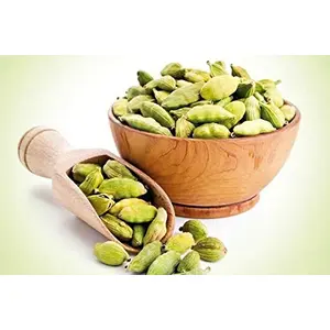 Big Size 8 mm Kerala Green Cardamom/Elaichi-500 gm-PureFresh and Whole Spices.