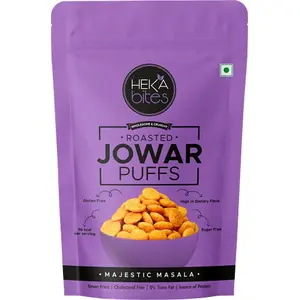 HEKA bites Roasted Jowar Puffs Majestic Masala 60 gms (Pack of 2)