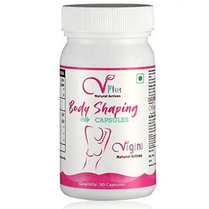 Vigini 100% Natural Actives Body Toner Herbal Ayurvedic Caps. for Women (30 Caps.)