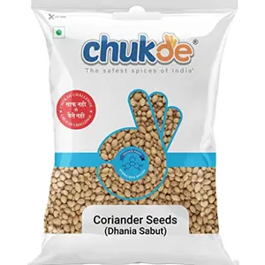 Chukde Dhania Sabut | Whole Coriander Seeds for Cooking o known as Dhania Malli Dhaniyalu Kottambari Beeja | 100 Gram | Pack of 2
