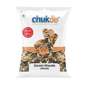 Chukde Spices Garam Masala Sabut (Whole Non-Powdered Mixture) 100g pack of 2