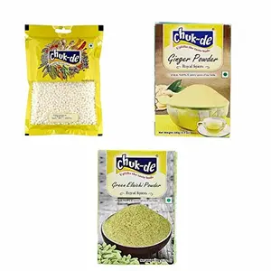 Sabudana 200g + Ginger Powder100 gm+ Green Elichai Powder 50 gm