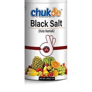 Chukde Black Salt - 200 Gm | Sprinkler - Ideal for Dinning Table vegan diet | No Artificial Color Hygienically Packed.
