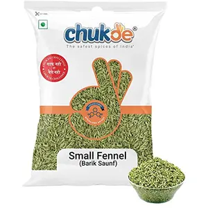 Chukde Barik Saunf - 100 Gm Lucknowi Fennel Seeds from the Lucknow Region | Naturally Sweet Lakhnavi Saunf | Other Names - Variyali - Mouri- Sombu
