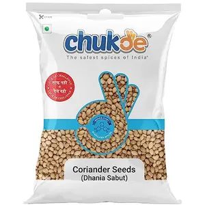 Chukde Dhania Sabut Coriander Seeds Whole Spices 500g