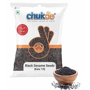 Chukde Black Till - 300 Gram (100 Gm x 3) | (Black ) - Rich in Nutrients & Anti- Regional Names: Nigella Ellu Teel - Authentic Indian Flavor & Aroma