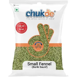 Chukde Barik Saunf Lakhnavi Small Fennel Seeds Whole Spices 100g