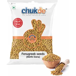 Chukde Methi Dana | Fenugreek Seeds for Spice Blends Curries Bread Pickles Chutneys | Health Breast Milk Production Anti-Effects | 100 Gram | Pack of 3