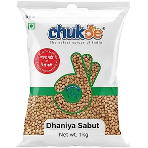 Chukde Dhania Sabut Coriander Seeds Whole Spices 1000g