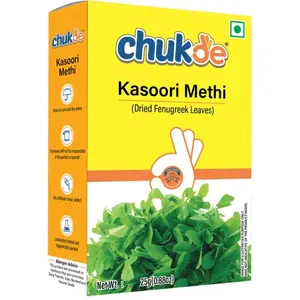 Chukde Spices Kasoori Methi | Dry Fenugreek Leaves 25g