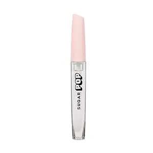 SUGAR POP High Shine Lip G01 Marshmallow (Clear) Lip Plumg Gfor Soft & Dewy Lips Enriched with Vitamin E Jojoba Butter & Shea Butter Long Lasting 3.5ml