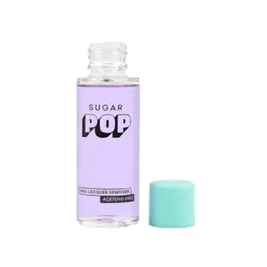 SUGAR POP Nail Lacquer Remover | Nourishing Effortless Removal | Enriched with Vitamin E and Almond Oil | Free of Parabens Sulphate and | for women | 30 ml