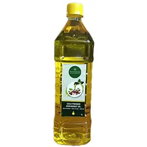 Goodness Farm - Pressed Groundnut Oil - 1 Litre | Bottle | Kolhu/Kacchi Ghani/Chekku | Peanut Oil | Natural | Chemical Free | Pressed Groundnut Oil| Wood Pressed