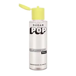 SUGAR POP Micellar Cleansing Water - Makeup Remover for all Skin Types | 100 ml