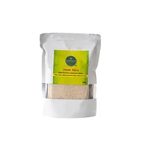 Goodness Farm - Jowar Rava/Sorghum Rava (400g)| Millet Cereal| Sprouted Millet Rava| Millet Upma Rava|Easy to cook| free| friendlly| Preservative free| No itives