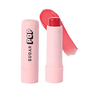 SUGAR POP Nourishing Lip Balm 4.5g - 02 Cherry (Cherry Red) Tinted Lip Moisturizer For Dry & Chapped Lips Enriched With Castor Oil SPF Infused Lip Care For Women