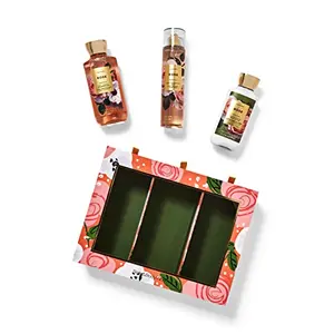 Bath & Body Works Rose Gift Box Set (Shower Gel Mist Body Lotion & Hand Cream)