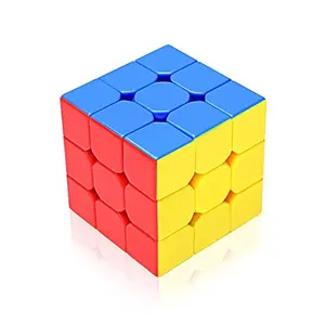 Toysbuddy Cube Puzzles 3x3 Stickerless Cube | Beginner Speedcube for & Adults | Magic Speedy Buster Brainstorming Puzzle