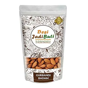 Desi Jadi Buti Malai Gurbandi Badam | Pishori Badam | Peshawari Badam | Gurbandi Almond | Premium Choti Giri Badam | Dry Fruit (100 g)