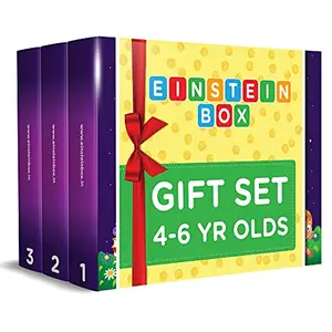 EINSTEIN BOX Birthday Gift for 4 to 6 Year Old Boys and Girls (Multicolor 4ABC) - Set of 3