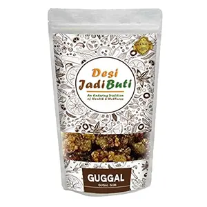 Desi Jadi Buti Pure Guggal | Commiphora | Maishakshi | Pooja Samagri | Dhuni Dhoop | Hawan Fragrance (400 g)