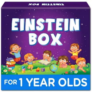 Einstein Box for 1 Year Old Boys/Girls | Toys for 1 Year Old | Board Books and Pretend Play | Learning and Educational Toys & Games (1 Box Set)
