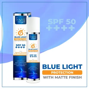 MGmeowgirl Blue Light Protection Matte Finish Gel For Women and Men - SPF 50 PA++++ - 60 Ml