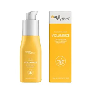 Earth Rhythm Volumizing Rice Curl Complex with Tomato Ferment Ricewater Strengthren Nourishes & Conditions Hair | Hair Serum - 40 ml