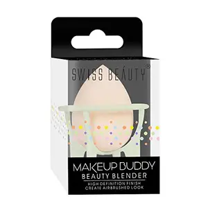 Swiss Beauty Makeup Buddy Beauty Blender for Face Makeup | Reusable | Multi-Use Beauty Blender | Shade - 02