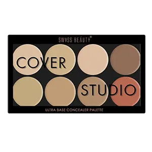 Swiss Beauty Ultra Base Concealer Palette |Â  Light Multi-Purpose Concealer Color Corrector Palette | Shade-0219G |