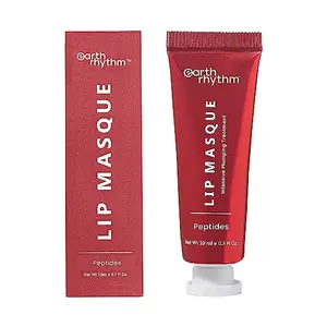 Earth Rhythm Lip Masque Lip Balm With Peptide Nourishes Smoothens Plumps & Hydrates Dry Chapped Lips For Women & Girls 10ml
